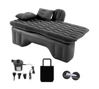 Colchón inflable para camping, portátil, cama hinchable para coche, cama hinchable reutilizable | Colchón de viaje cómodo para camping, viaje, senderismo, con bomba multifunción