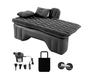 Colchón inflable para camping, portátil, cama hinchable para coche, cama hinchable reutilizable | Colchón de viaje cómodo para camping, viaje, senderismo, con bomba multifunción