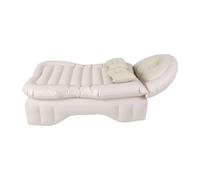 Colchón Inflable Versátil para Coche, Sillón para Asiento Trasero, para Acampar y Festivales, PVC Suave, Color Beige, 71,26x31,5 Pulgadas