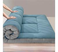 Colchón japonés cómodo y transpirable, colchón plegable individual doble para dormitorio de estudiantes, superficie suave y esponjosa para una buena noche de sueño