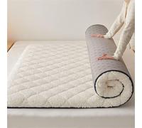 Colchón japonés extra grueso para futón de felpa para adultos, cama enrollable, colchón ideal para invitados y cómoda cama de suelo, tapete suave y esponjoso para dormir