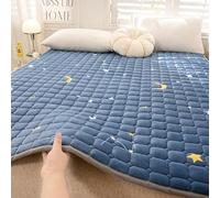 Colchón japonés portátil para piso, futón de franela suave y transpirable, grueso y plegable para un sueño cómodo, ideal para el hogar y viajes