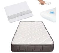 Colchón Maxicuna 140x70 cm Morfeo, Espuma HR de firmeza Media-Firme, Incluye Funda Impermeable y sábanas de algodón CoolDreams