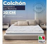 Colchón Memory 20 cm | Ergonómico, Hipoalergénico, Transpirable, Ortopédico