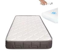 Colchón Minicuna bebé 80x50 cm HR Morfeo, Espuma HR de firmeza Media-Firme, con Funda Impermeable CoolDreams