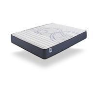 Naturalex - Colchón Muelles Perfectsleep 140x190-24 cm - Híbrido - Muelles Ensacados + Viscoelástica - Semifirme - Excelente Adaptabilidad - Transpirable - Ergonómico - Blue Látex