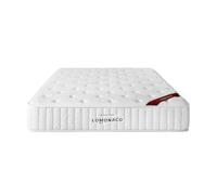 Colchón Natura Visco de LOMONACO 200 x 200 cm | Núcleo HR de Alta Firmeza | Capa Viscoelástica Adaptable | Tejido Transpirable y Fibra Termorreguladora | Altura 25 cm