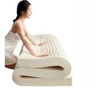 Colchón ortopédico de látex natural de 35 x 63 pulgadas, transpirable, cómodo y ergonómico, ventilación de poros de panal, ideal para una buena noche de sueño