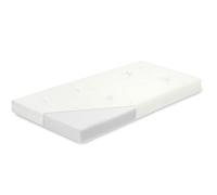 Colchón para Cuna portatil de 60x120x9cm Infantil Niños, Niñas Forro con Cremallera Aloe Vera