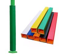 Colchón Para Poste De Baloncesto 4 5 6 7 Ft Tall Basketball Hoop Padding for Square Pole, All Weather Pole and Post Anti-collision Padding for Garage Court Gym Playground, Wrap Around Outdoor Column P