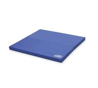 Asalvo Colchón Plegable para Parque Cuadrado 93x93 cm Mattress - Acolchado, Transpirable, Antibacterias y Antiácaros, Fácil de Transportar, Desde 0 hasta 15 kg - Azul Marino