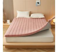 Colchón plegable de algodón suave de alta calidad, tamaño individual/doble, colchón plegable para oficina, estudiante, dormitorio, futón, almohadilla gruesa y cómoda, 120 x 200 cm