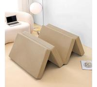 Colchón plegable de camping para invitados con funda extraíble, portátil para adultos, ideal para sofá, cama, coche, tiendas de campaña, viajes, caravanas, silla ligera.