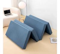 Colchón plegable de camping para invitados, funda extraíble, ideal para adultos, sofá, cama, coche, tiendas de campaña, viajes, caravanas, sillas de sofá ligero, solución perfecta para dormir