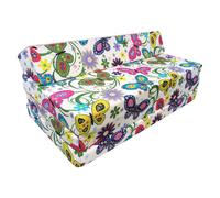 Colchón plegable de espuma cama invitados futon sillón adultos 200 x 120 x 10 cm