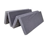 Colchón plegable de espuma cama invitados futon sillón adultos 200 x 140 x 8 cm