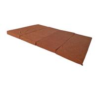 Colchón plegable de espuma cama invitados futon sillón adultos 200 x 160 x 8 cm