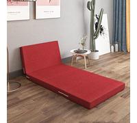 Colchón plegable de espuma gruesa portátil, futón para uso en la oficina, funda extraíble, colchón ligero de viaje, solución cómoda para dormir