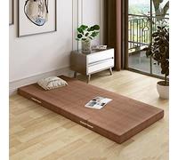 Colchón plegable de espuma gruesa portátil para invitados, futón, colchón para oficina, funda extraíble, solución cómoda para dormir para espacios pequeños
