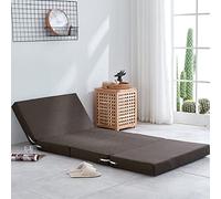 Colchón plegable de espuma portátil, cama futón de 200 cm de largo, funda extraíble, parte inferior antideslizante, ideal para invitados, viajes y espacios de vida compactos.
