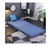 Colchón plegable de espuma viscoelástica para invitados, portátil, camping, funda lavable, ideal para viajes, uso en el suelo, cama de invitados, gris oscuro (150 x 200 x 10 cm)