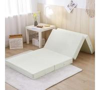 Colchón plegable para invitados de 80 x 200, 90 x 200, 100 x 200, 120 x 200, colchón de espuma de 4 piezas para niños, lavable, portátil, tamaño doble, gris, 8 cm de grosor, solución que ahorra