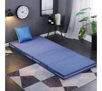 Colchón plegable para invitados de 80 x 200/90 x 200/100 x 200/120 x 200, colchón de espuma portátil para niños y adultos, colchón plegable lavable de 4 piezas, gris, 8 cm de grosor