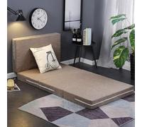 Colchón plegable para invitados de 80 x 200, 90 x 200, 100 x 200, 120 x 200, colchón de espuma portátil para niños y adultos, colchón plegable lavable de 4 piezas, gris, 8 cm de grosor