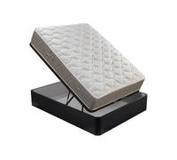 Colchón pocketlight 8k pikolin de muelles ensacados adapt-tech y canapé glaciar 180x200cm