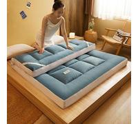 Colchón portátil para Invitados, colchón Acolchado Plegable, colchoneta de Camping de Varios tamaños, Adecuado para Cama Individual, Cama Doble, sillón reclinable, sofá, Tienda de campaña
