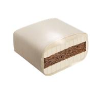 Colchón Prolana de látex natural y fibra de coco SAMAR 15 cm de firmeza media - 100 × 200 cm, taladrado + revestimiento SSW*