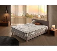 Colchón Simpur Royal Madeira 90x190 - Equilibrio Entre firmeza y suavidad - Muelles Ensacados adaptables y Visco Foam HR - 25 cm Grosor - Absorbe eficazmente Todo Movimiento