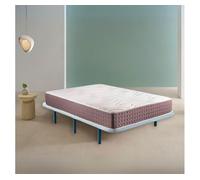 Colchón spring lite núcleo muelle ensacado multipocket blanco 150x200 cm