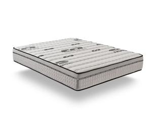 Colchón visco-carbone 160x200 cm - espuma hr - blue latex - muy grueso 30 cm, gel memory foam, 7 zonas, antiestrés - reversible cara invierno/verano