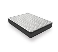 Colchón visco onyx, cara invierno/verano, ergonómico, transpirable y blanco, altura 20 cm