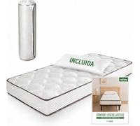 Colchon Viscoelastico Acolchado Alta Firmeza Ergonomico Transpirable Hipoalergenico Antiacaros Reversible Confort Adaptativo Soporte Anatomico Nucleo Alta Densidad 90x190cm