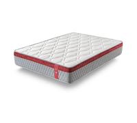Colchón viscoelástico premium 100x190 cm reversible sienna - +/- 30 cm - firmeza media/alta - trazas de cabono y partículas de gel
