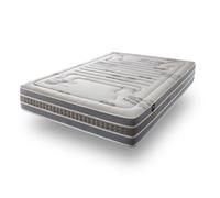 SonnoMATTRESS Colchón Viscografeno HR Magnetic Plata 135x190x30cm - Núcleo HR Firme y Adaptable, viscografeno ionizante y atérmico, Mejora la circulación y Descanso higiénico