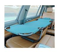 Colchones para Coches No Inflables, Camas De Viaje Plegables, Camas De Camping Al Aire Libre, Fáciles De Limpiar, para Asientos Traseros En La Mayoría De Los Coches (Color : Azul, S : 163x56)