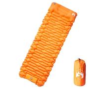 Colchoneta autoinflable con cojín naranja