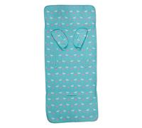 Colchoneta Bebé Silla + Cubrearneses Regalo, Hipersuave, Hipoalergénica, Tejido 3D Transpirable. (Flamencos)