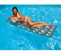 Colchoneta Con 18 Agujeros Gris 188x71cm Intex 58894 Colchon Piscina Mar