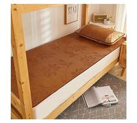 Colchoneta de bambú para dormir de verano, colchón de ratán natural, alfombra de bambú rectangular, almohadilla de enfriamiento de doble cara transpirable de verano (color: B, tamaño: 0,8 x 1,9 m)