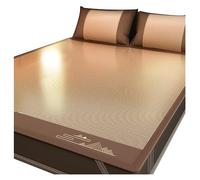 Colchoneta de bambú para dormir de verano, plegable, suave y transpirable, colchón portátil, 2 x 2 m, cubierta de suelo fresca para climas cálidos, color B
