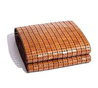 Colchoneta de bambú para dormir de verano, suave, plegable, para uso doméstico (color: tamaño A: 1,2 x 1,9 m), comodidad refrescante natural para un mejor sueño