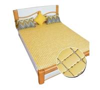 Colchoneta de bambú portátil para dormir, colchón refrescante para el hogar, ropa de cama ligera y transpirable, solución de sueño de verano para aire acondicionado