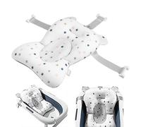 Colchoneta de baño para bebé, multiusos para todas las bañeras, materiales ultrasuaves, diseño de cinturón de seguridad, perfecto para el baño diario, guarderías, familias anfitrionas
