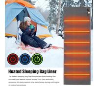 Colchoneta De Camping Calefactada,Esterilla Cálida Ajustable | Saco De Dormir con Calefacción - para Adultos, Hombres Y Mujeres, Actividades Al Aire Libre, Picnic, Viaje Y Supervivencia