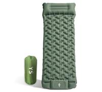 Colchoneta De Camping,Colchón Hinchable Ligero | Colchón de Aire con Bomba Integrada para Camping y Senderismo,Niños Adultos Invitados Tienda Suelo Viaje Exterior y Senderismo