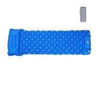 Colchoneta De Camping, Colchón Inflable Con Almohada, Esterilla Ultraligera E Impermeable, Colchón De Aire Compacto Para Senderismo, Trekking, Viajes Y Acampada En Tienda De Campaña,Blue1-190*60*5cm